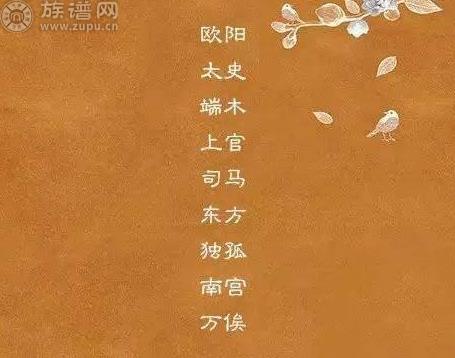 你听过最美的复姓名字是？中国复姓有多少呢?